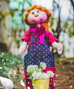 boneca florista