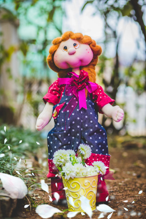 boneca florista